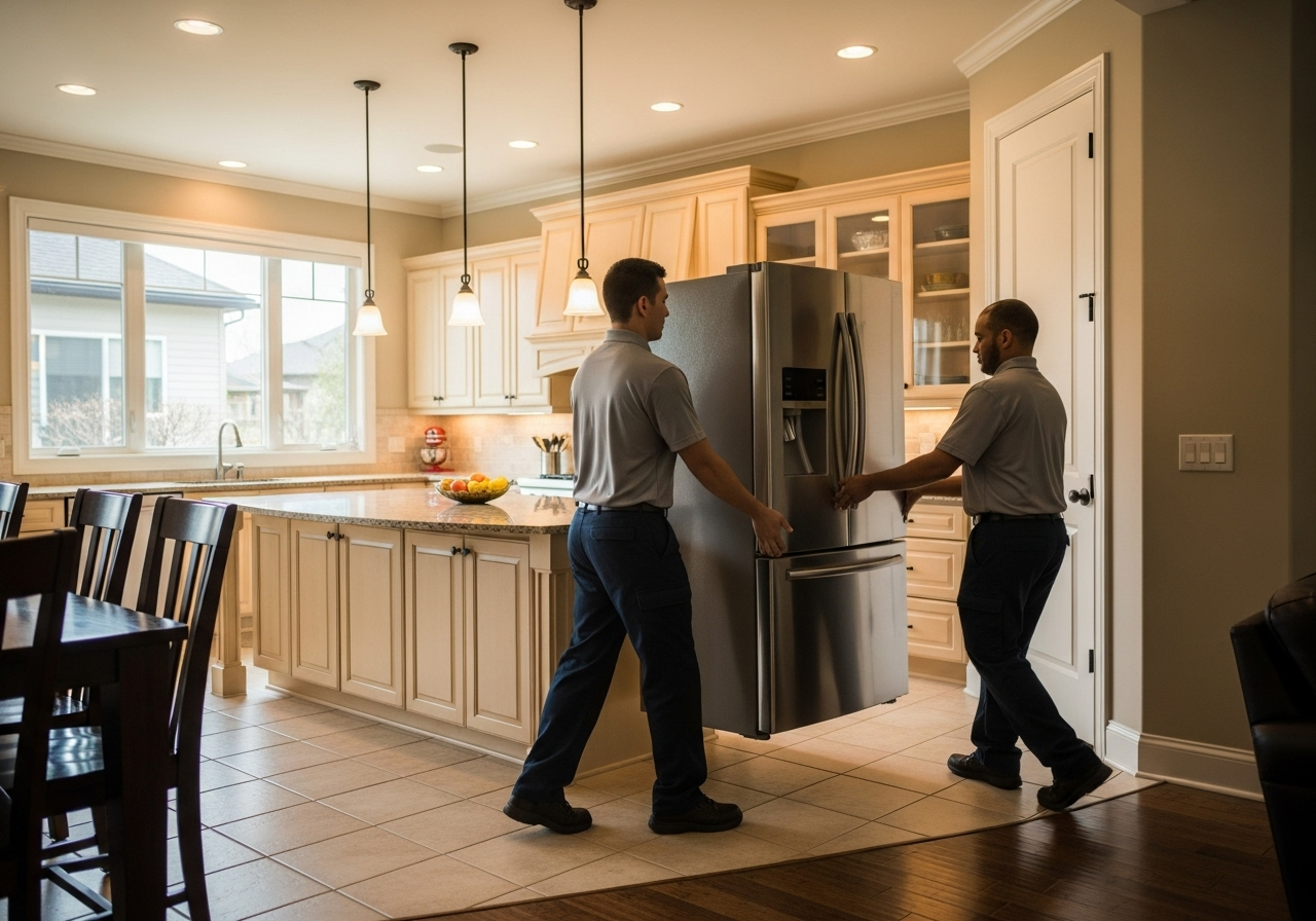 Refrigerator moving services